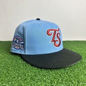 Size 7 3/8 New Era 59FIFTY Fitted Hat Tennessee Smokies Cap‎ MiLB